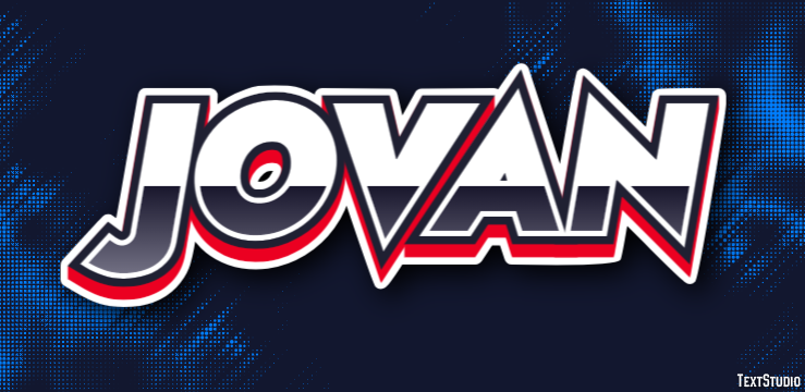 Jovan Text Effect