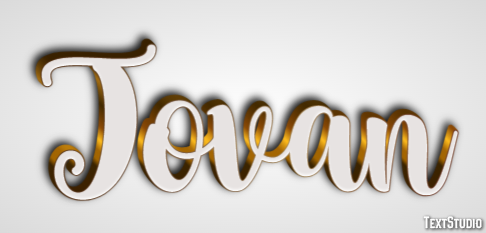 Jovan Text Effect