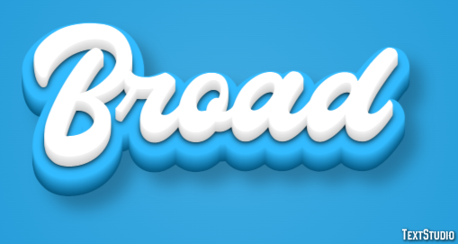 Broad Efecto de Texto