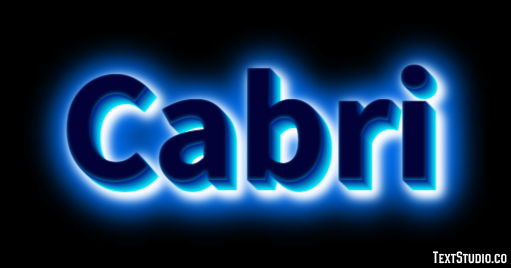 Cabri Effetto testo
