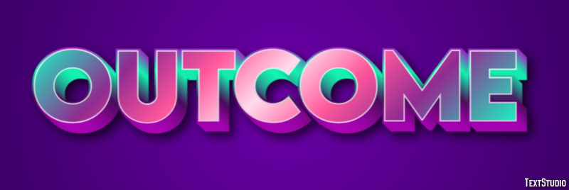 Outcome Text Effect