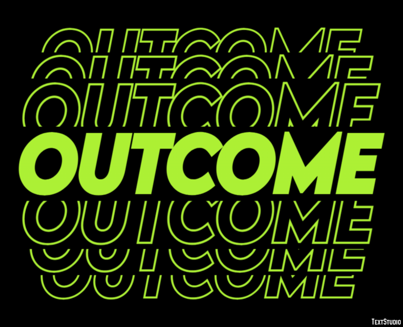 Outcome Text Effect