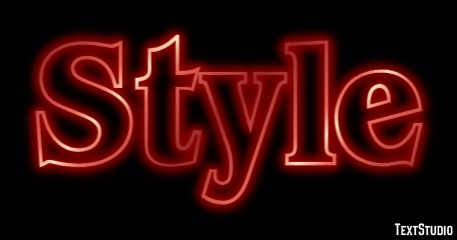 Style Efecto de texto