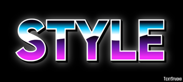 Style Efecto de texto