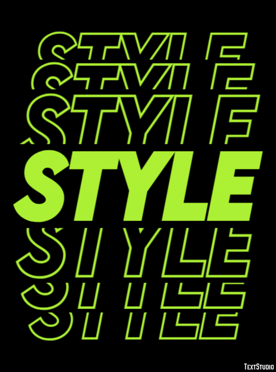 Style Efecto de Texto