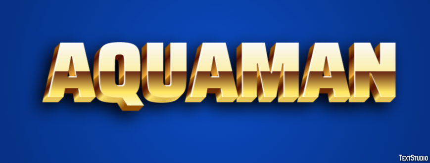 Aquaman Efekt tekstowy