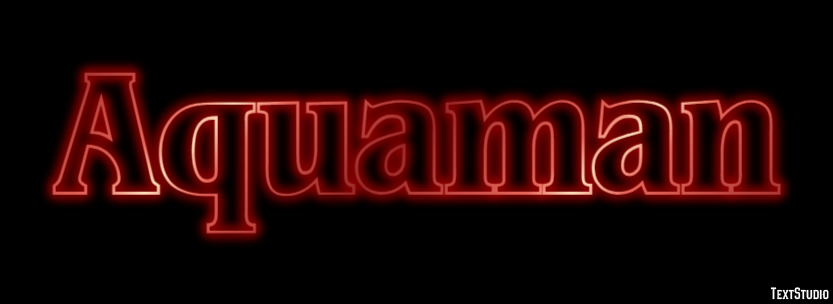 Aquaman Efekt tekstowy
