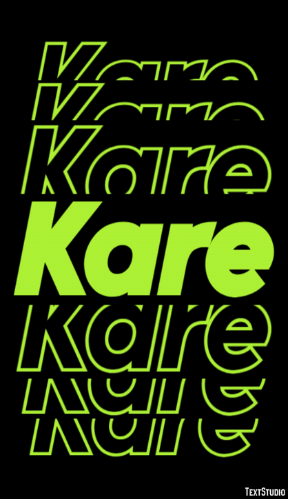 Kare テキスト効果