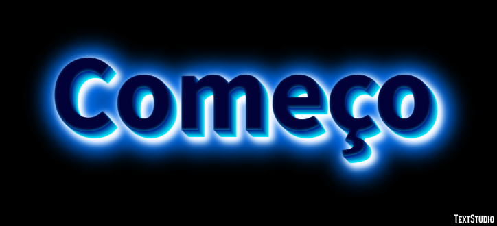 Começo Text Effect