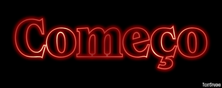 Começo Text Effect