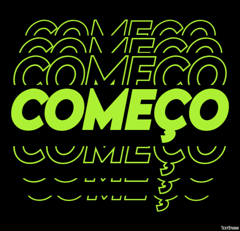 Começo Text Effect