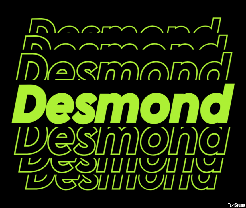 Desmond Efekt tekstowy