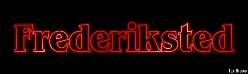 Frederiksted Efekt tekstowy