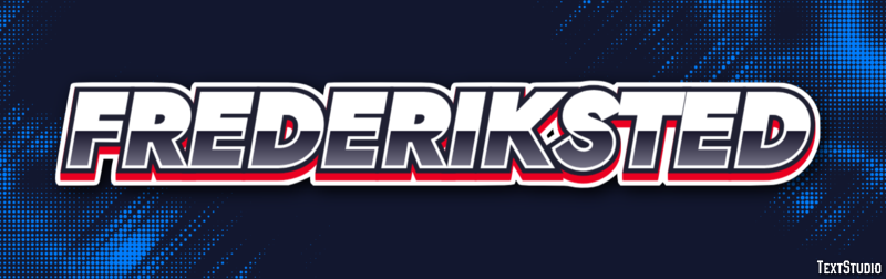 Frederiksted テキスト効果