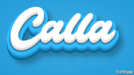 Calla Text Effect