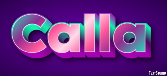Calla Text Effect