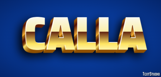 Calla Text Effect