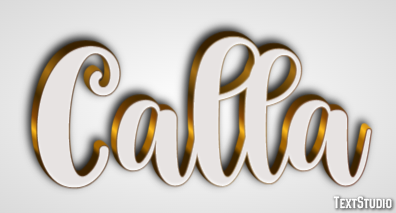 Calla Text Effect