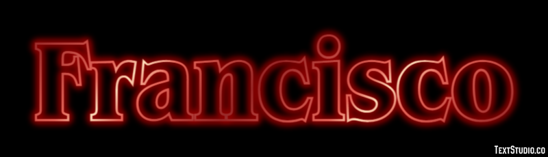 Francisco Texteffekt