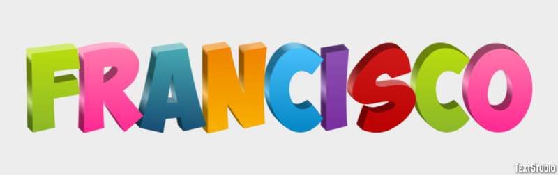Francisco Texteffekt