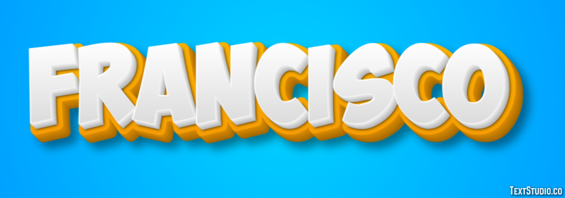 Francisco Efecto de Texto
