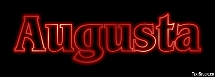 Augusta Text effect