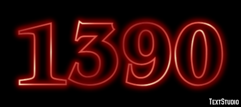 1390 Text effect