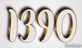 1390 Text effect