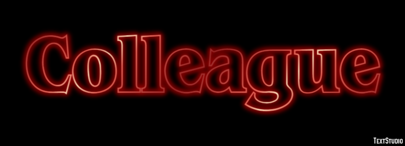 Colleague Text Effect