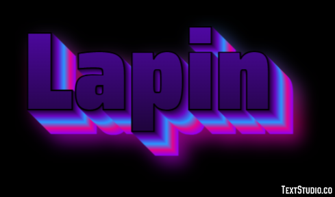 Lapin Effetto testo