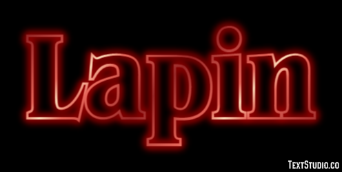 Lapin Effet de texte