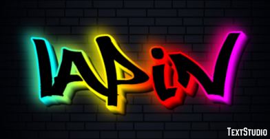 Lapin Effet de texte