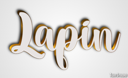 Lapin Texteffekt