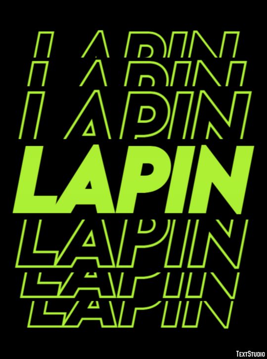 Lapin Effet de Texte