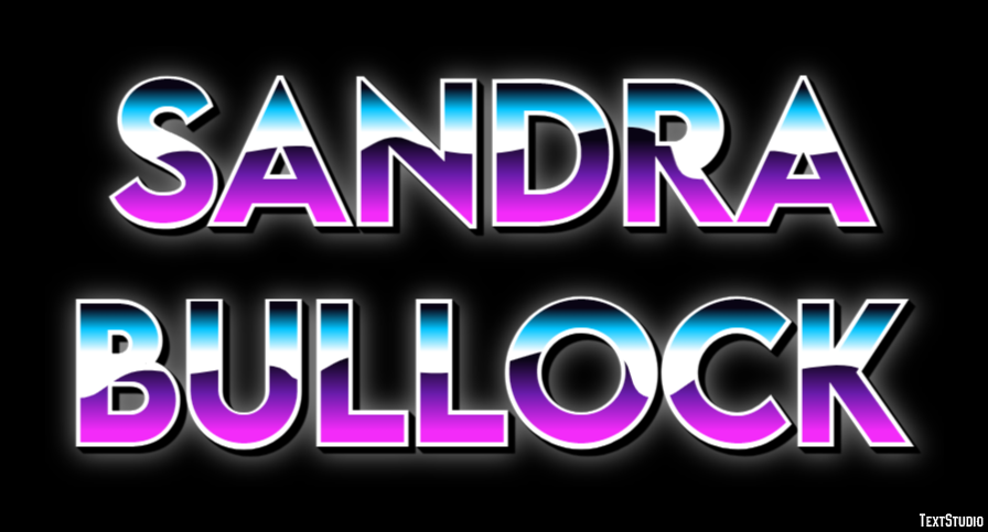 Sandra Bullock Efekt tekstowy