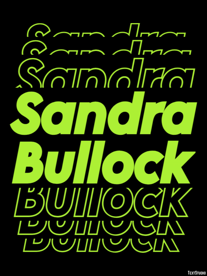 Sandra Bullock Efekt tekstowy