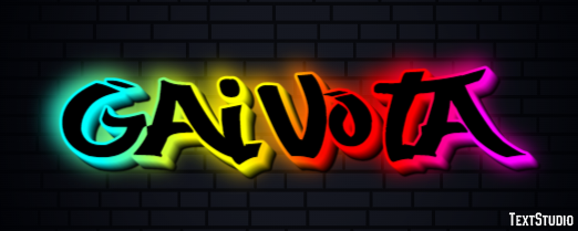 Gaivota Efeito de texto
