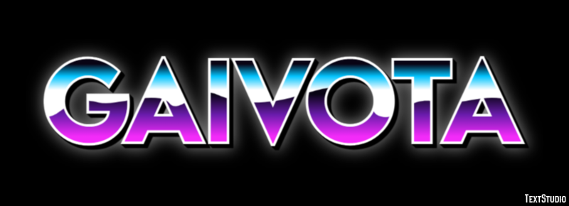 Gaivota Efeito de texto