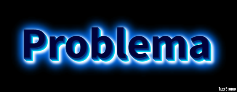 Problema Efeito de texto