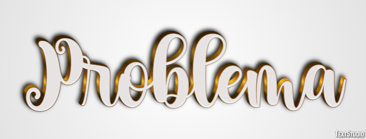 Problema Efeito do texto