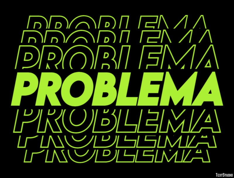 Problema Efeito do texto