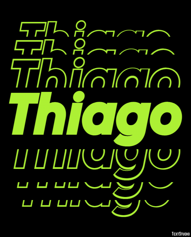 Thiago Texteffekt