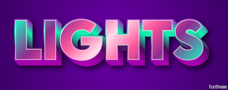 Lights Metin Efekti