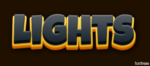 Lights Metin Efekti