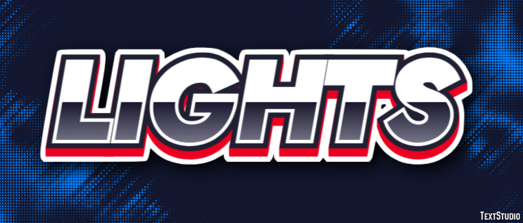 Lights Text Effect