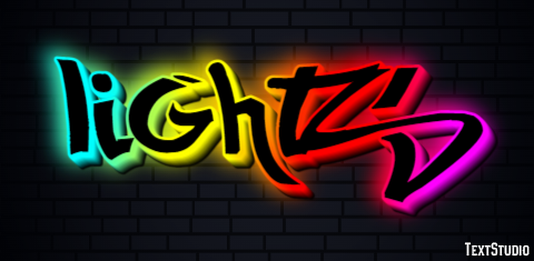 Lights Text Effect