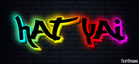 Hat Yai Efeito de texto