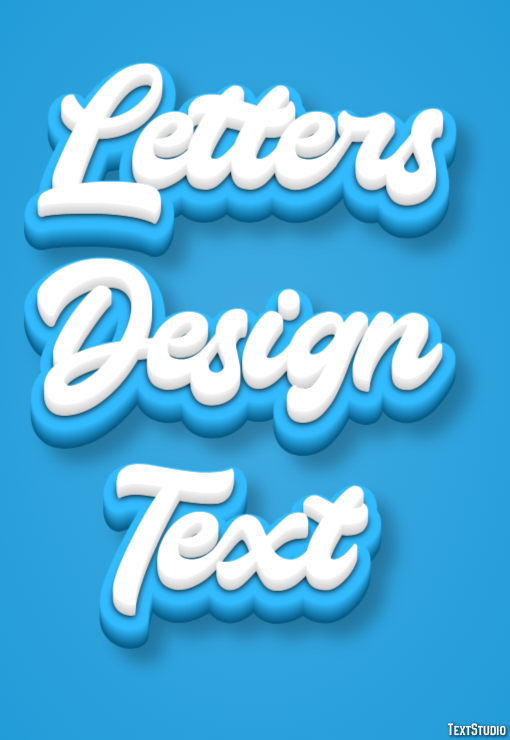 Letters Design Text Tekst Effect