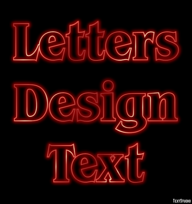 Letters Design Text Tekst Effect