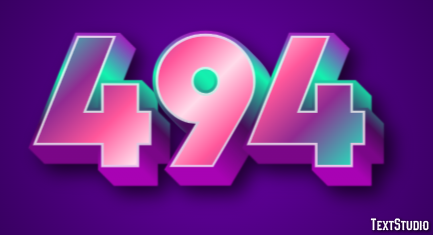 494 テキスト効果